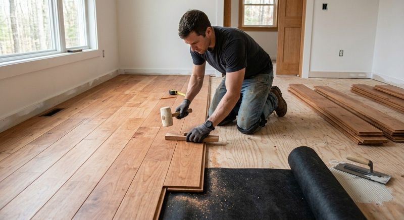 Cherry Floor Installation in Palmetto, FL