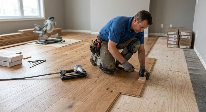 Hardwood Floor Installation in Nokomis, FL