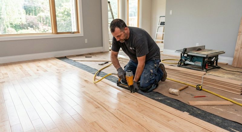 Maple Flooring Installation in North Port, FL