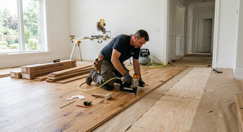 Oak Floor Installation in Ellenton, FL
