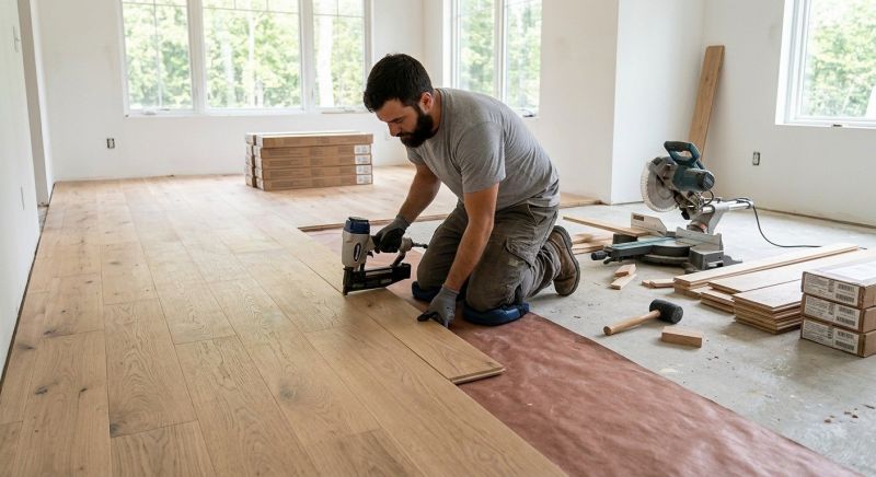 Oak Floor Installation in Ellenton, FL