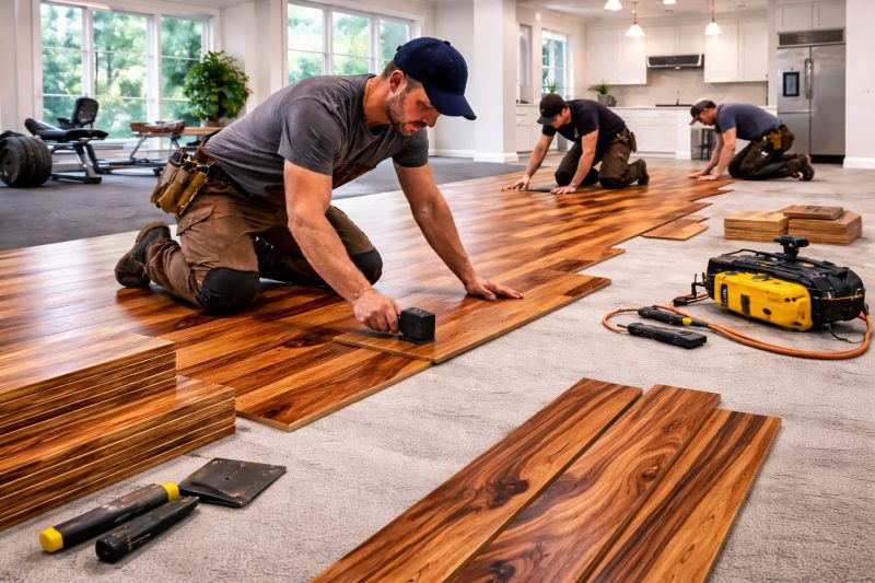 Teak Flooring Installation in Sarasota, FL