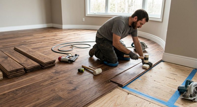Walnut Flooring Installation in Sarasota, FL