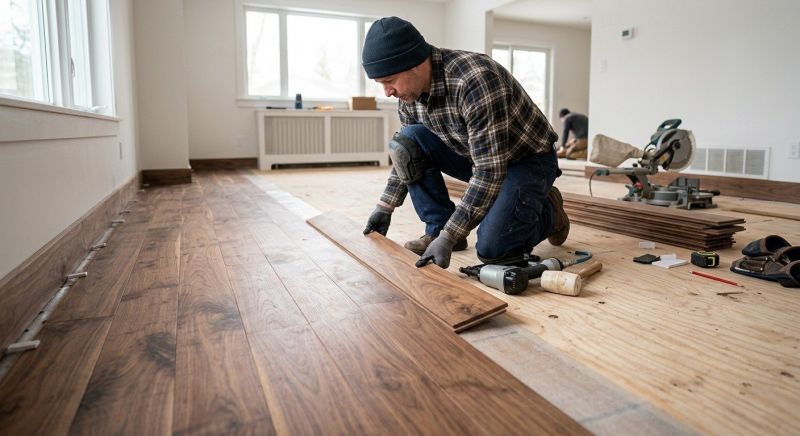 Walnut Flooring Installation in Sarasota, FL