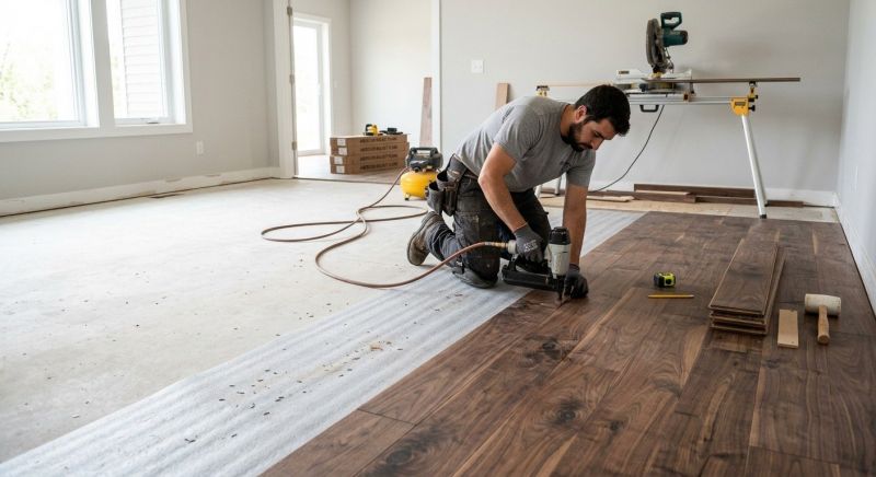Walnut Flooring Installation in Sarasota, FL