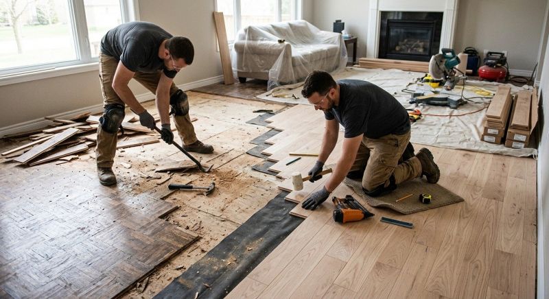 Wood Floor Replacement in Ellenton, FL